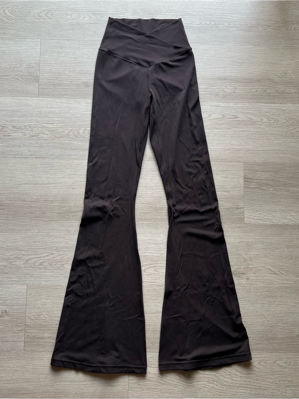 Aerie High-Waist Brown Flared Yoga Pants